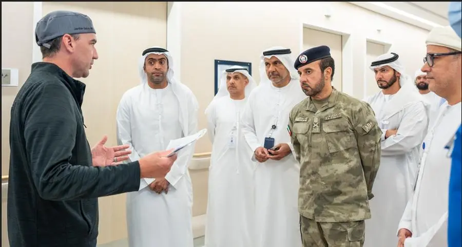 Senior delegation from Abu Dhabi visits Sheikh Shakhbout Medical City