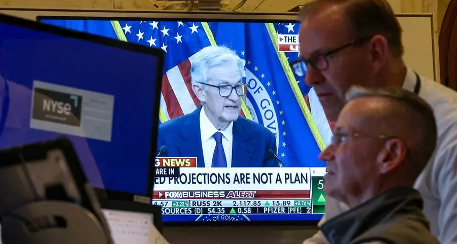 US Stocks: S&P 500 ends nearly flat, gives back gains; Fed's Powell says inflation to rise