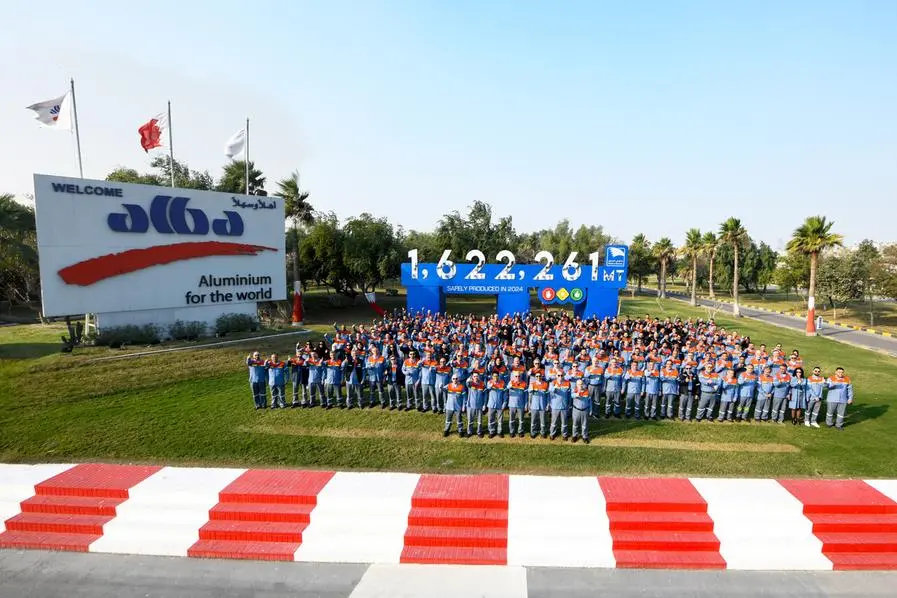 Aluminium Bahrain B.S.C. (Alba), the world\\u2019s largest aluminium smelter on one site, announced on 09 January 2025 that it has achieved a Net Finished Production of 1,622,261 metric tonnes (MT) in 2024. Image Courtesy: Alba