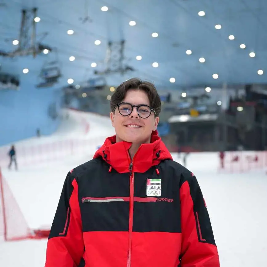 ماجد الفطيم للترفيه تمكّن مشاركة أول رياضي إماراتي في الألعاب الأولمبية الشتوية