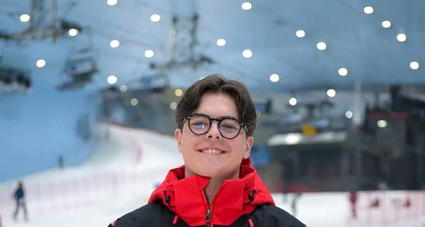 ماجد الفطيم للترفيه تمكّن مشاركة أول رياضي إماراتي في الألعاب الأولمبية الشتوية