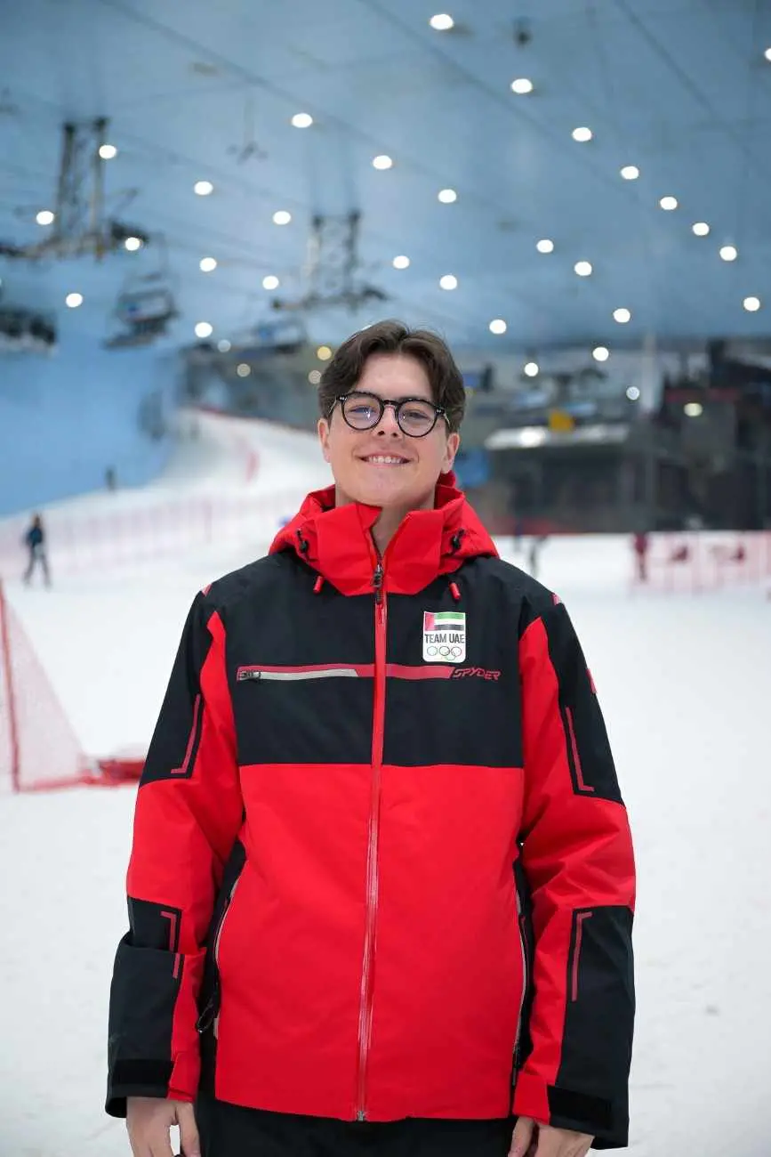 ماجد الفطيم للترفيه تمكّن مشاركة أول رياضي إماراتي في الألعاب الأولمبية الشتوية