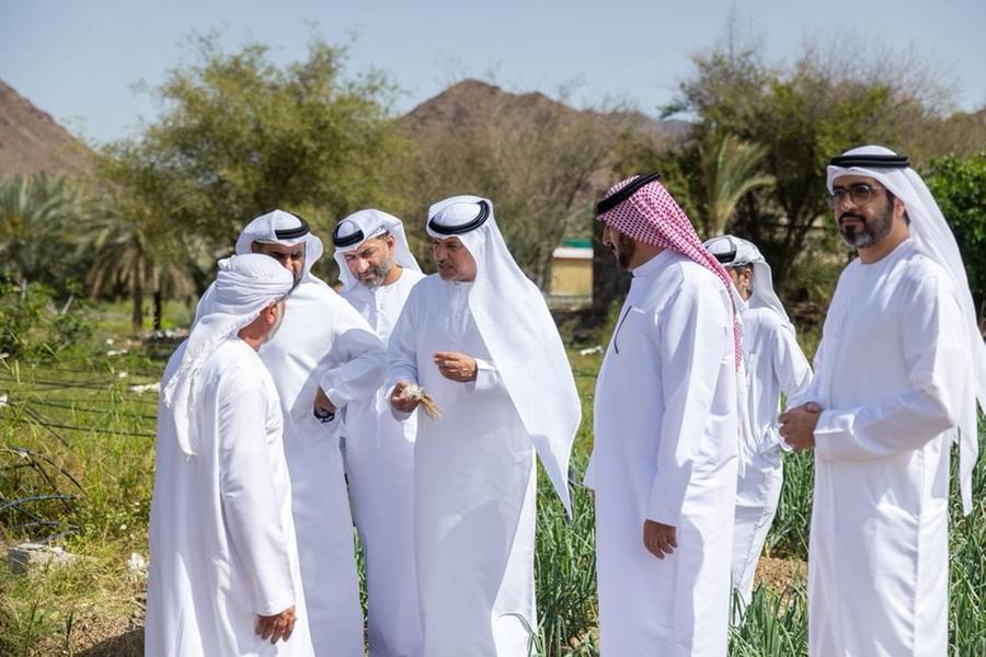 UAE officials conduct inspection tour, visits number of Emirati farmers