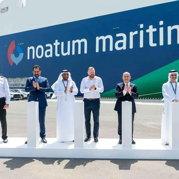 ميناء خليفة يستقبل أول سفينة تعمل بالغاز الطبيعي المسال تابعة لـ \"يونايتد جلوبال للبضائع المدحرجة\"