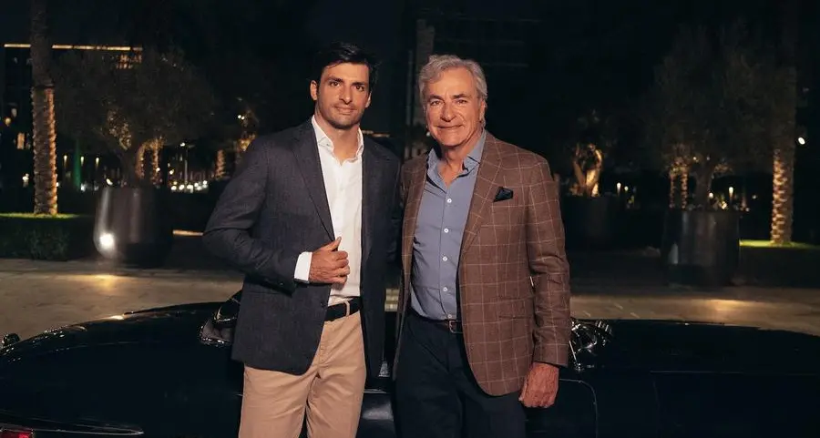 Apparel Group x Hackett London welcomes Carlos Sainz, father and son, to Dubai