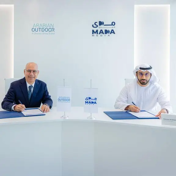 Mada Media awards strategic outdoor advertising bid in Dubai to Arabian outdoor, a Choueiri Group brand
