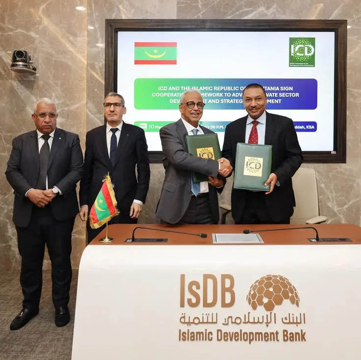 ICD and the Islamic Republic of Mauritania sign cooperation framework to advance private sector development and strategic investment