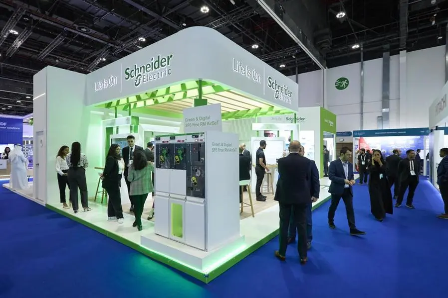At its booth in Hall 5 at the ADNEC Centre Abu Dhabi, Schneider Electric is unveiling the One Digital Grid Platform. Image Courtesy: Schneider Electric