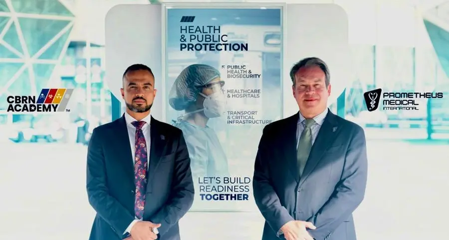 توقيع شراكة بين \"بروميثيوس\" وأكاديمية CBRN لتعزيز الأمن الصحي في المنطقة