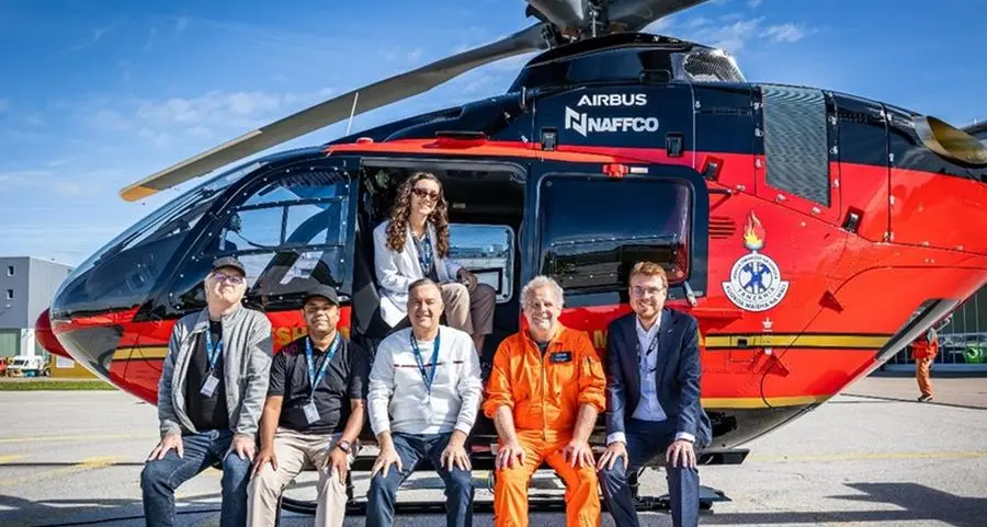 مجموعة نافكو توسّع محفظتها العالمية في قطاع الطيران بتسليم مروحية إنقاذ من طراز إيرباص إلى تنزانيا