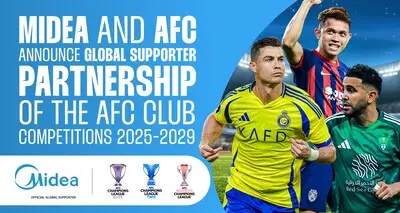 Midea becomes global supporter of the AFC's club competitions