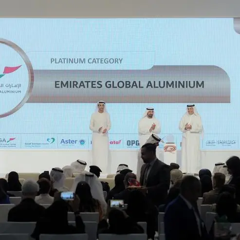الإمارات العالمية للألمنيوم تحصل على الجائزة البلاتينية للابتكار من مجموعة دبي للجودة