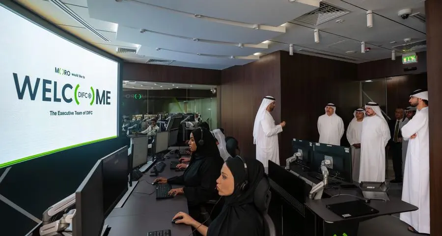 شركة \"مورو\" ترحّب بوفد رفيع المستوى من مركز دبي المالي العالمي للاطلاع على بنيتها التحتية الرقمية المتقدّمة وحلولها الذكية