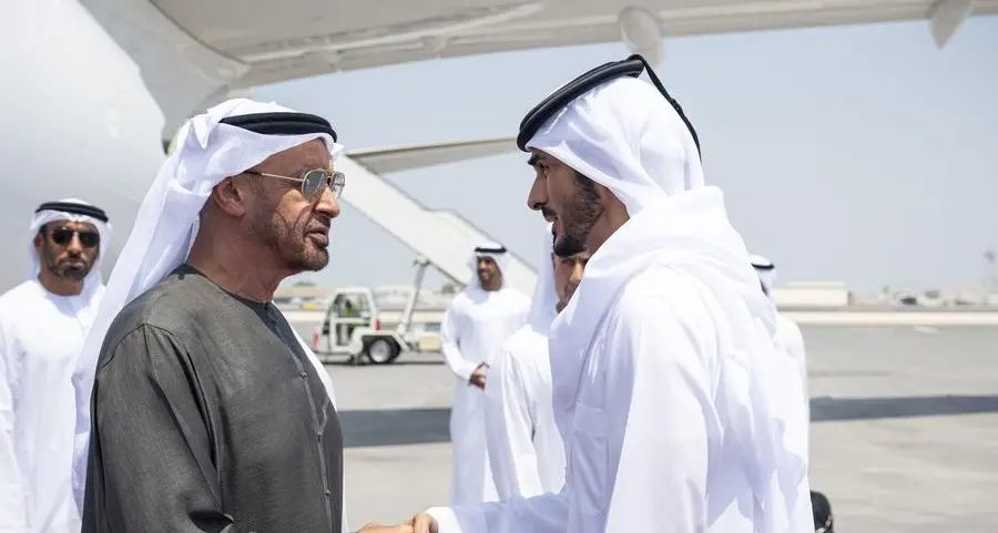 UAE President arrives in Doha on fraternal visit