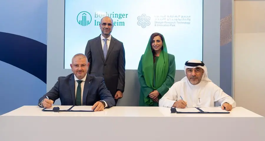 Sharjah Research, Technology and Innovation Park and Boehringer Ingelheim sign strategic partnership
