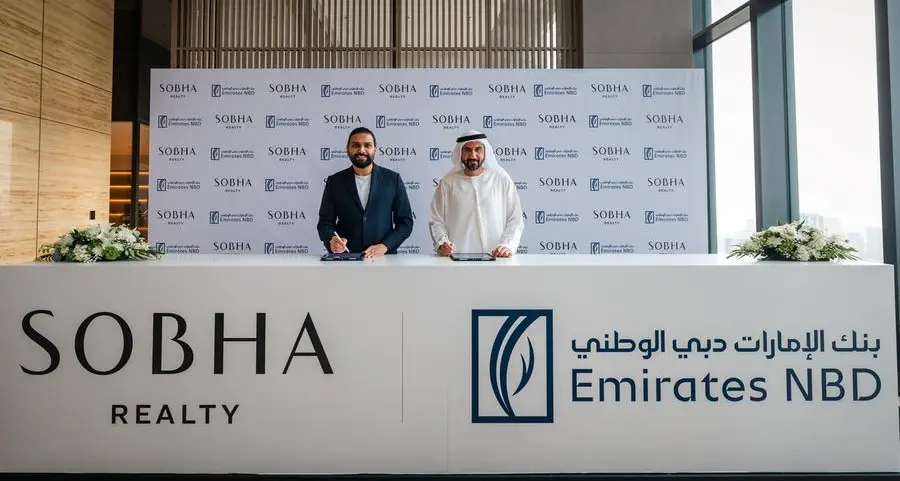 تعاون بنك الإمارات دبي الوطني و\"شوبا العقارية\" لتقديم حلول متكاملة للتمويل السكني للمشاريع قيد الإنشاء في دبي