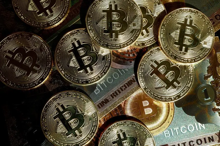 FILE PHOTO: Representations of cryptocurrency bitcoin are seen in this illustration picture created in Paris, France, March 9, 2024. REUTERS/Benoit Tessier/Illustration/File Photo , Reuters/REUTERS