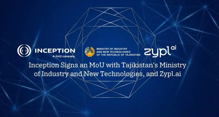 Inception signs strategic MoU with Tajikistan’s Ministry of Industry and New Technologies and Zypl.ai