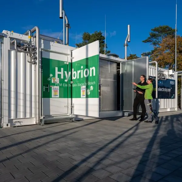 Bosch commissions its first in-house electrolyzer with Hybrion electrolysis stacks