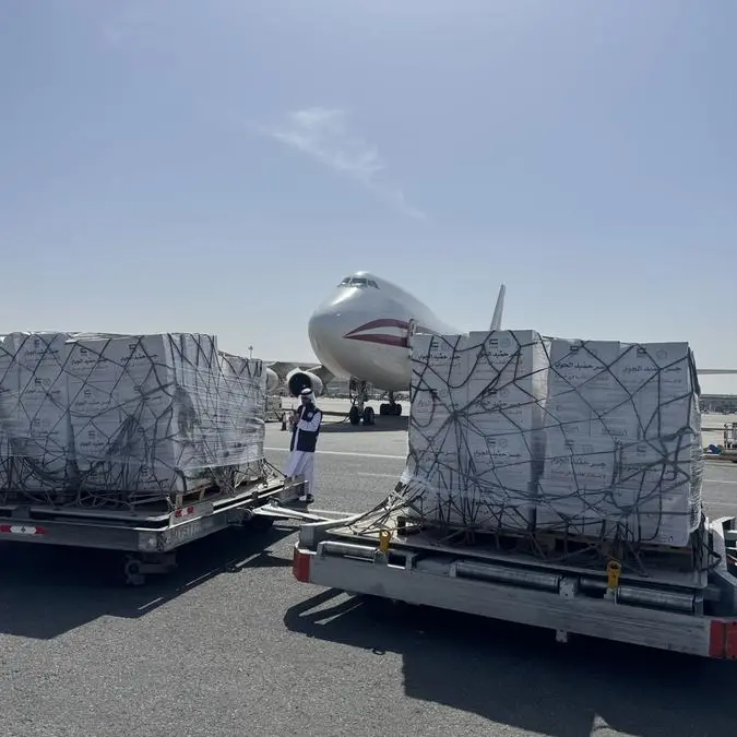 UAE sends 100 tonnes of aid to Gaza under 'Humaid Air Bridge'