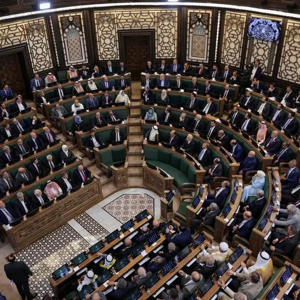 New Syrian parliament meets for first time in Damascus