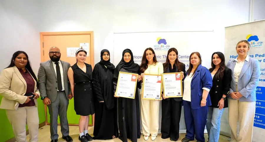 High Hopes becomes UAE’s first pediatric therapy center to achieve Triple ISO Certification