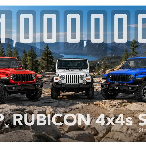 Jeep® Rubicon hits worldwide sales milestone, fueling its enduring legacy in the Middle East