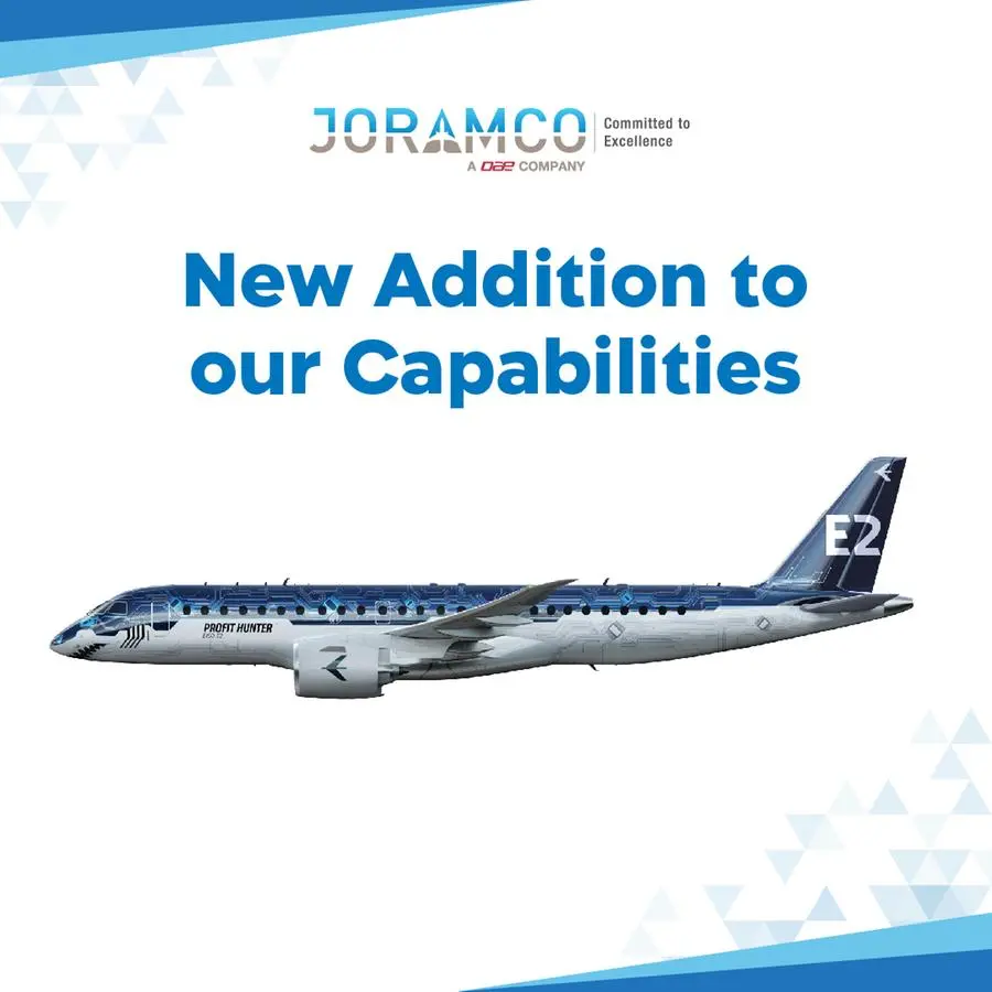 Joramco expands MRO capabilities to include the Embraer E2 aircraft