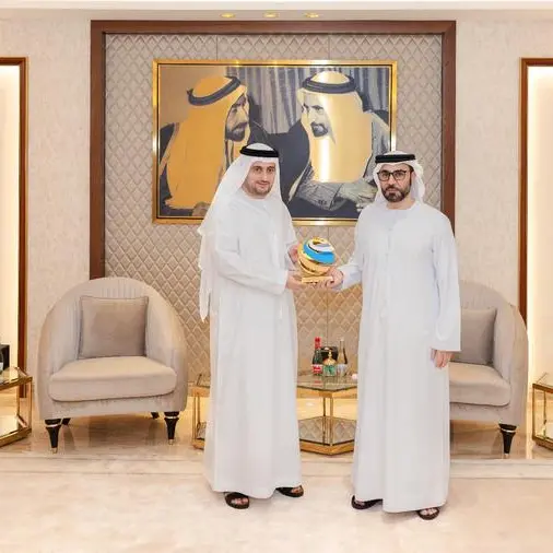 “Dubai Customs hosts Sheikh Mansour bin Ibrahim Al-Mualla to discuss ways of cooperation and strengthening institutional and strategic partnership.”
