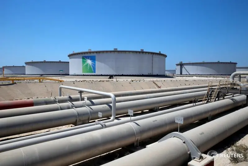 Image used for illustrative purpose. General view of Aramco tanks and oil pipe at Saudi Aramco\\'s Ras Tanura oil refinery and oil terminal in Saudi Arabia May 21, 2018. Ahmed Jadallah/ REUTERS. , Reuters Images