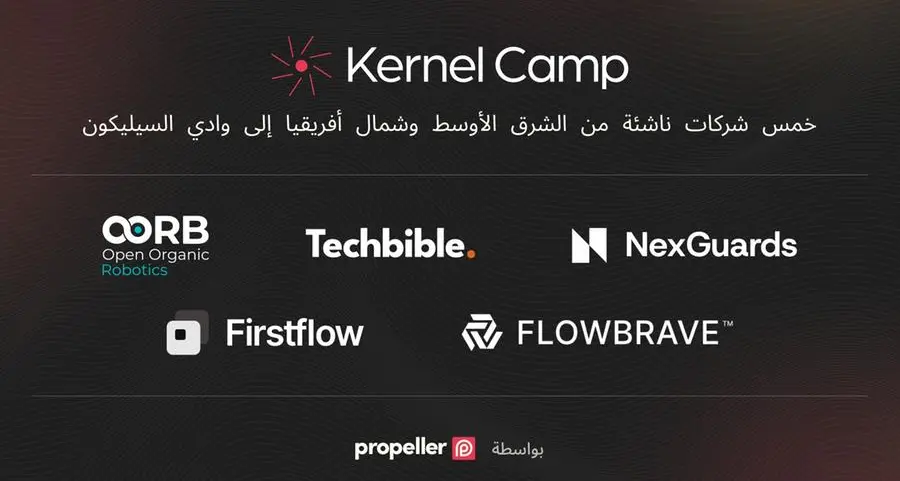 Propeller تختتم الدفعة الأولى من برنامج Kernel Camp بتخريج 5 شركات ناشئة بعد ثمانية أسابيع من الإقامة المكثفة في وادي السيليكون