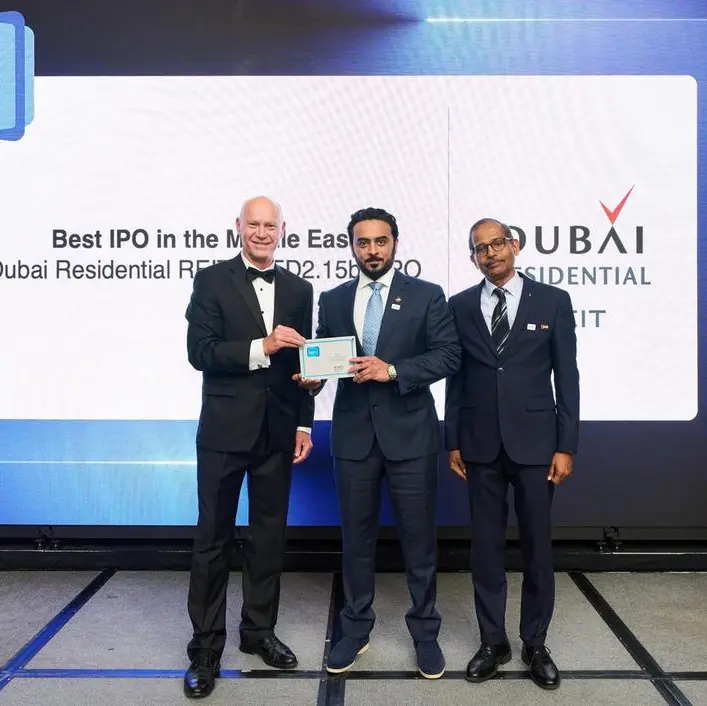 Dubai Residential REIT’s landmark listing named Best IPO in the Middle East by EMEA Finance