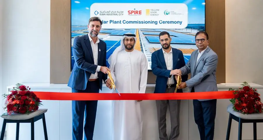 سباير إنترناشيونال وYellow Door Energy تدشنان محطة طاقة شمسية على الأسطح في مدينة دبي الصناعية