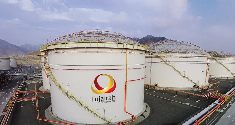 Fire contained at Fujairah Oil Industry Zone after drone interception; Operations resume