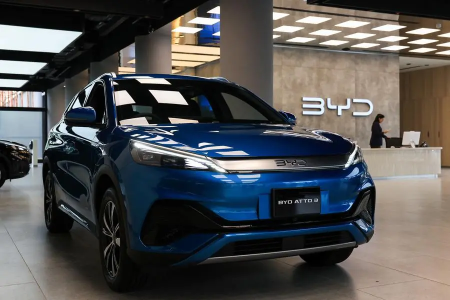 China's BYD to assemble EVs in Pakistan from 2026