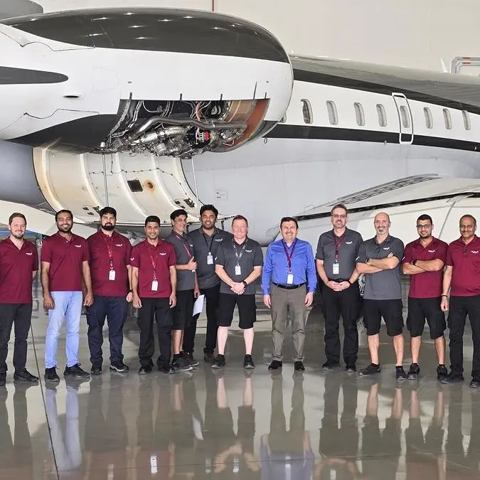 Falcon begins first base maintenance on Falcon’s Global Express XRS