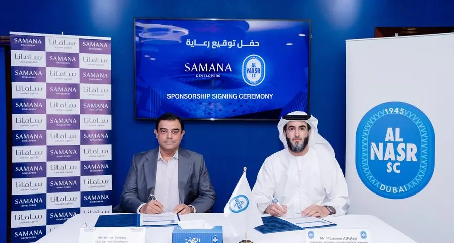 Samana Developers sponsors Al-Nasr Sports Club