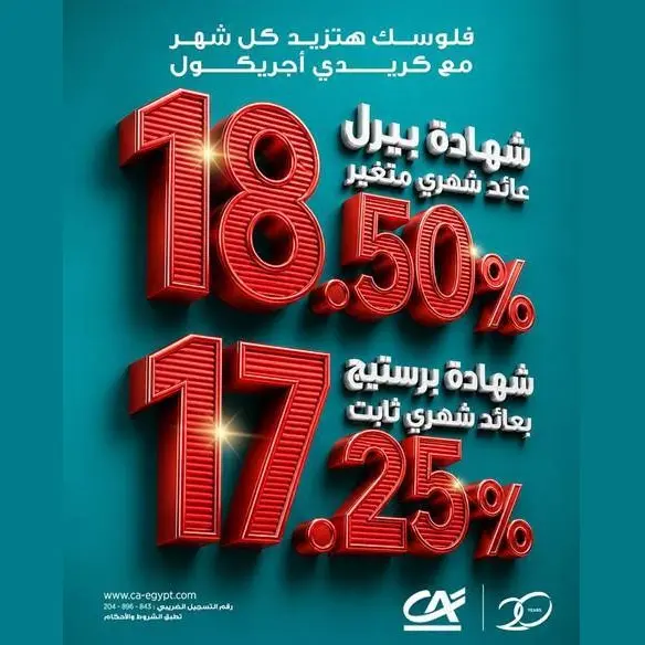 Crédit Agricole Egypt strengthens customer experience with the introduction of new savings certificates