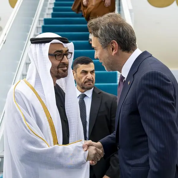 UAE President arrives in Türkiye on state visit