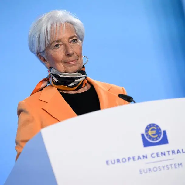 Trade, defence shocks risk amplifying euro zone inflation, Lagarde warns