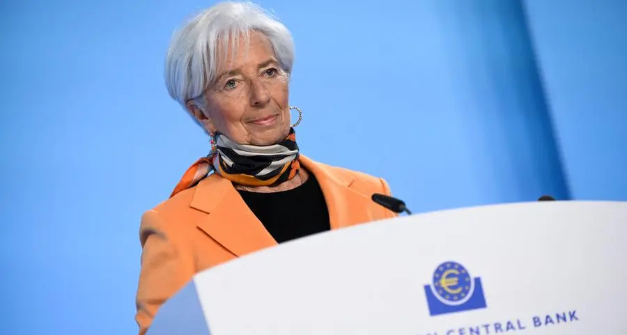 Trade, defence shocks risk amplifying euro zone inflation, Lagarde warns