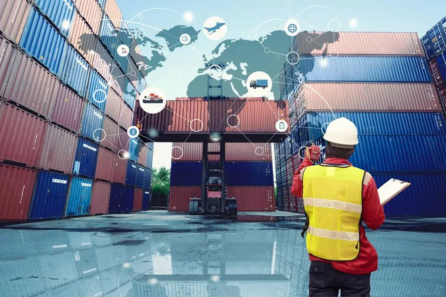 Global logistics network transportation, Map global logistics partnership connection of Container Cargo freight ship for Logistics Import Export background. Image used for illustrative purpose. Getty Images , Getty Images