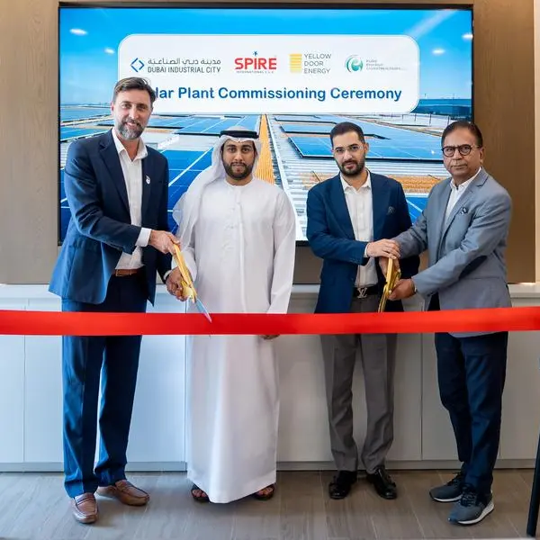 Spire International and Yellow Door Energy commission a rooftop solar plant in Dubai Industrial City