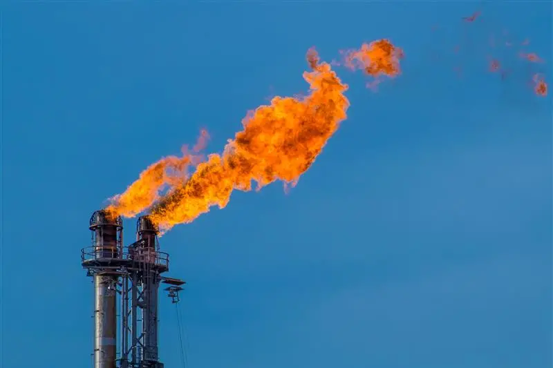 Photo used for illustrative purpose only. Iraq has set a target to reduce gas flaring by 78% by the end of 2025.