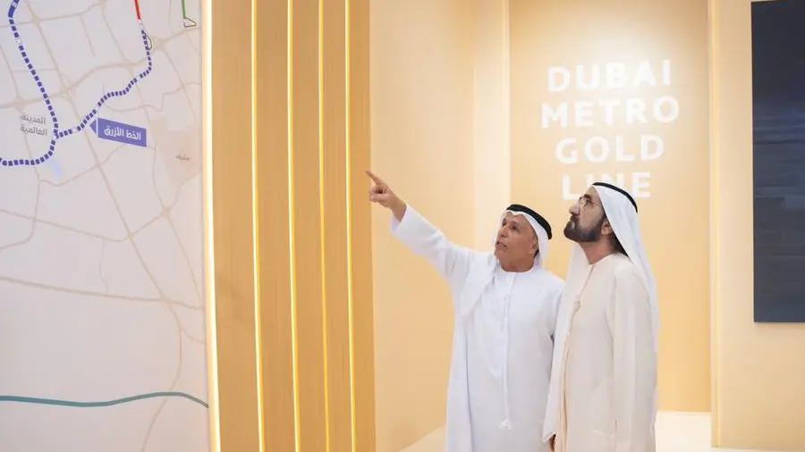 Dubai ruler launches $9.3bln Gold Line metro project