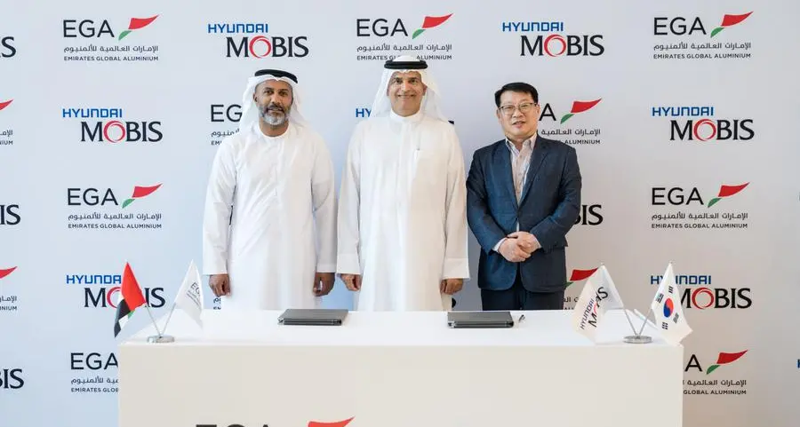 EGA supplies CelestiAL solar aluminium to global automotive parts maker Hyundai Mobis