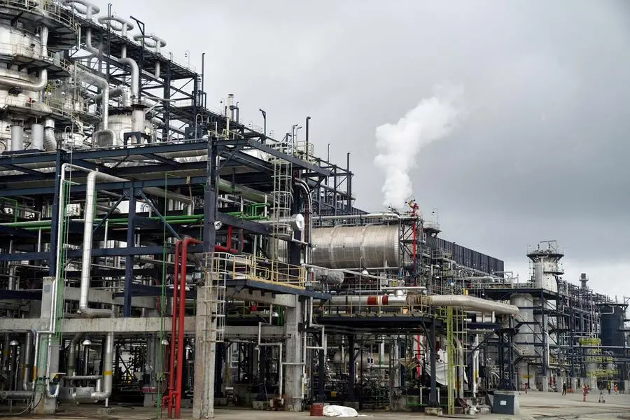 FILE PHOTO: A view of the Mild Hydrocracking Unit (MHC) at the Dangote Petroleum Refinery in Lagos, Nigeria, July 20, 2024. REUTERS/Marvellous Durowaiye. , Reuters