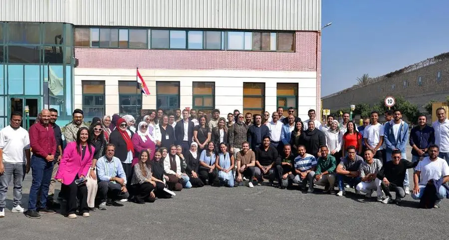 Al Ahram Beverages Company hosts Orange Corners Egypt entrepreneurs at their Sharkia Plant