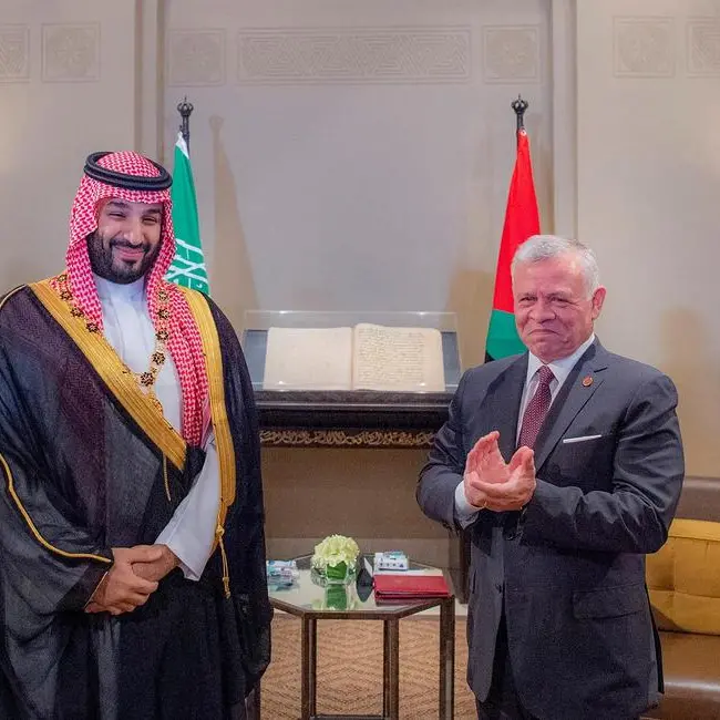 Saudi Crown Prince, King of Jordan discuss regional developments