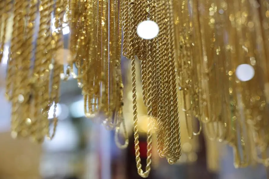 Jewellery is displayed at the Gold Souk market in Dubai, United Arab Emirates, March 14, 2025. REUTERS/Amr Alfiky. , Reuters